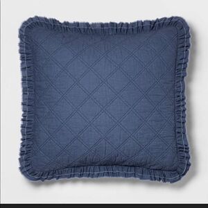 Threshold Vintage Wash Ruffle Euro Sham